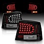 AmeriLite BlackSmoke LED Replacement Brake Tail Lights Set For 06-08 Dodge Charger - Passenger and Driver Side