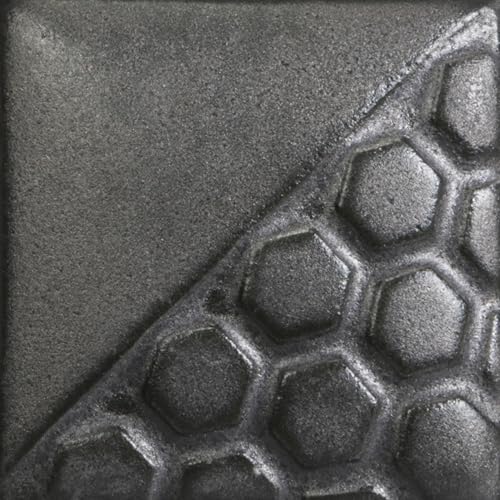 Mayco - EL119P Elements Glaze, Burnished Steel EL-119, 1 Pint