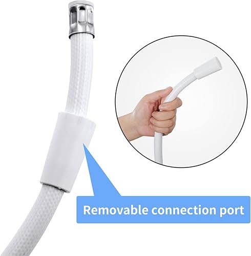 Miniatura 6 de Manguera de drenaje del deshumidificador 34" FHT, PVC grueso para evitar torceduras, interfaces de acero laminado para evitar goteo