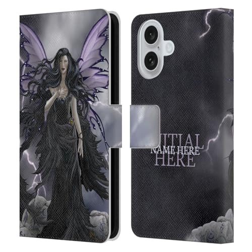 Fée des Tempêtes coque portefeuille iPhone 16 rabat personnalisé avec fentes