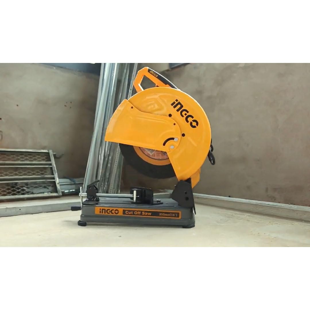 Ingco Cos35568e Troncatrice per Ferro Sega per taglio Metallo Acciaio 2400 W Disco 355 mm