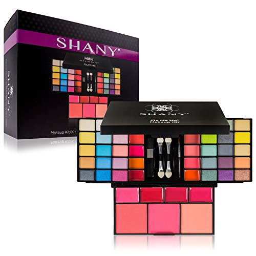 Shany 'Fix Me Up' Makeup Kit - Eye Shadows, Lip Colors, Blushes, And Applicators #TOP1