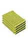 Produktbild De Witte Lietaer 194686 Stephanie Waschlappen, Baumwolle, 4er Pack, limonengrün, 15 x 22 x 1 cm