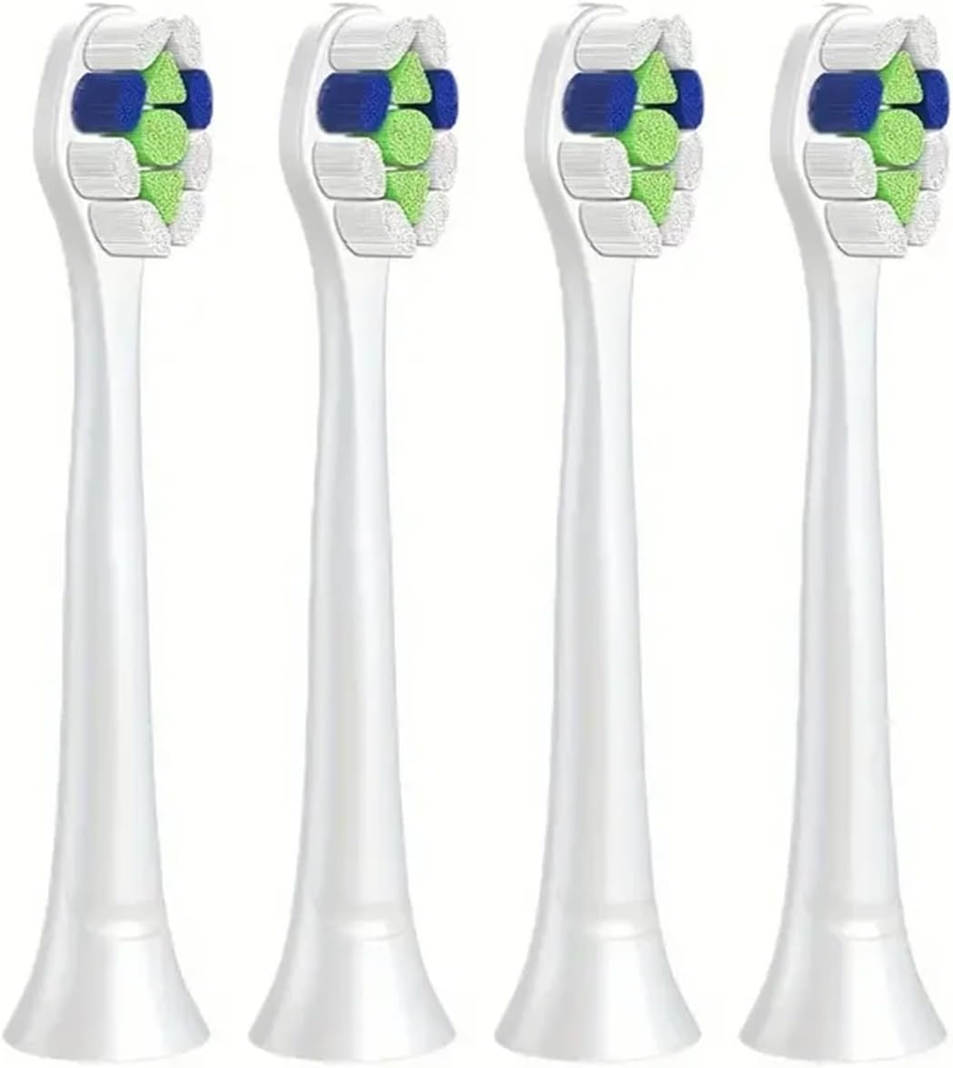 Compatible for H6063/67 Optimal Diamond Clean Electric Toothbrush Replacement Heads for 3 6 9 Series(D)