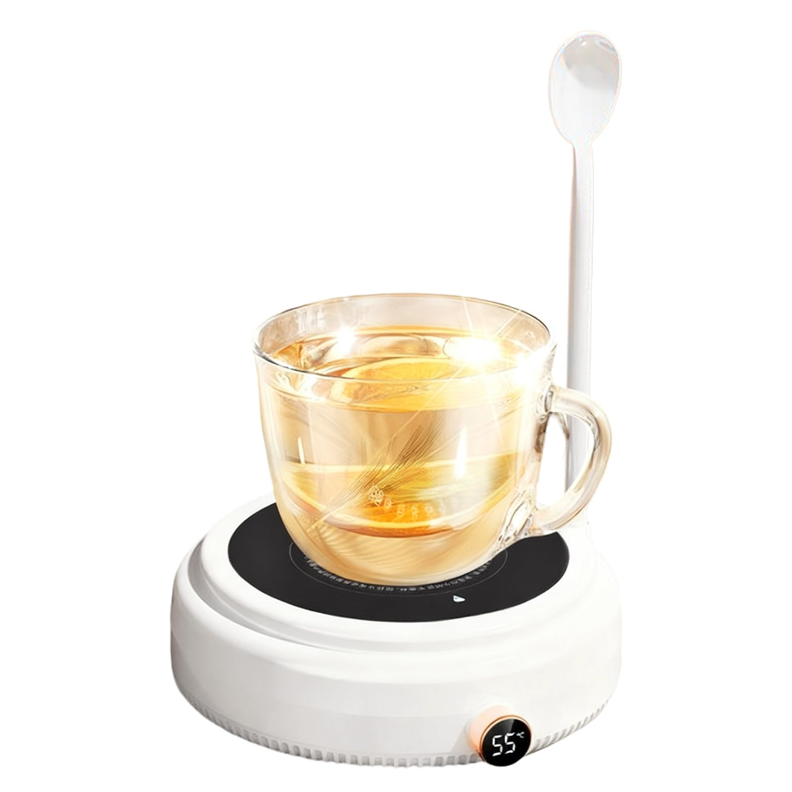 Calentador de café con calentamiento rápido y base térmica silenciosa