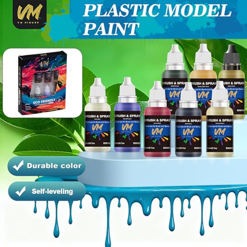 VM Miniature Paint Set - 20ml x 8 Bottles | All-in-One Modeling Supplies for Figurine & Plastic Model Painting (Skin Color Set 8 Bottles) - Image 4