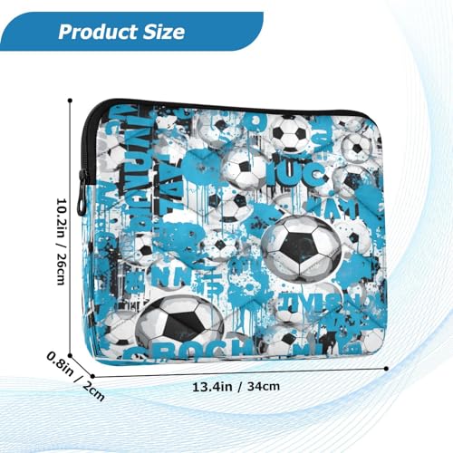 Funda impermeable para portátil 13-14 pulgadas azul miniatura 3