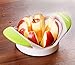 Utopia Kitchen Apple Corer and Slicer Fruit Cutter Apple Divider Wedger Stainless Steel Slicer for Fruits and Vegetables Ergonomic Handle Easy Grip 8 Sharp Blades Green