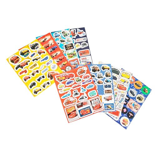 Conjunto de Adesivos c/ 8fls. Licenciado, Disney-Carros