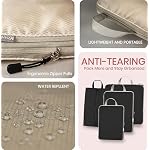 4 Set Compression Packing Cubes for Travel Expandable Packing Organizer Bag - Image 4