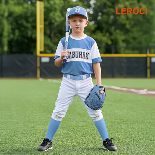 Image of Baseball Belt and Baseball Socks Combo Set for Youth and Adult Available in 20 Colors