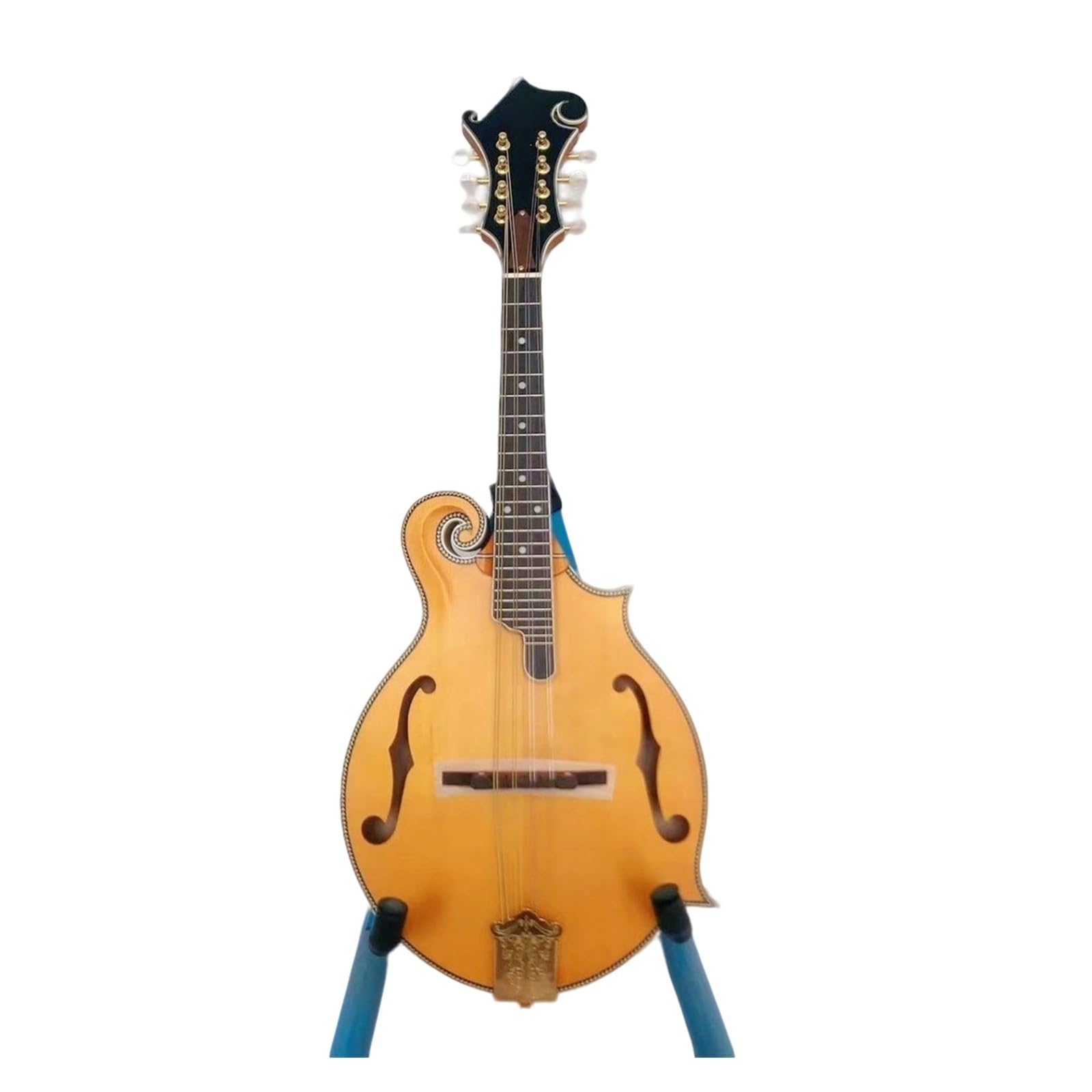 mandoline instrument Handgefertigte Mandoline im F-Stil aus massivem Holz mit acht Saiten professionelles Instrument