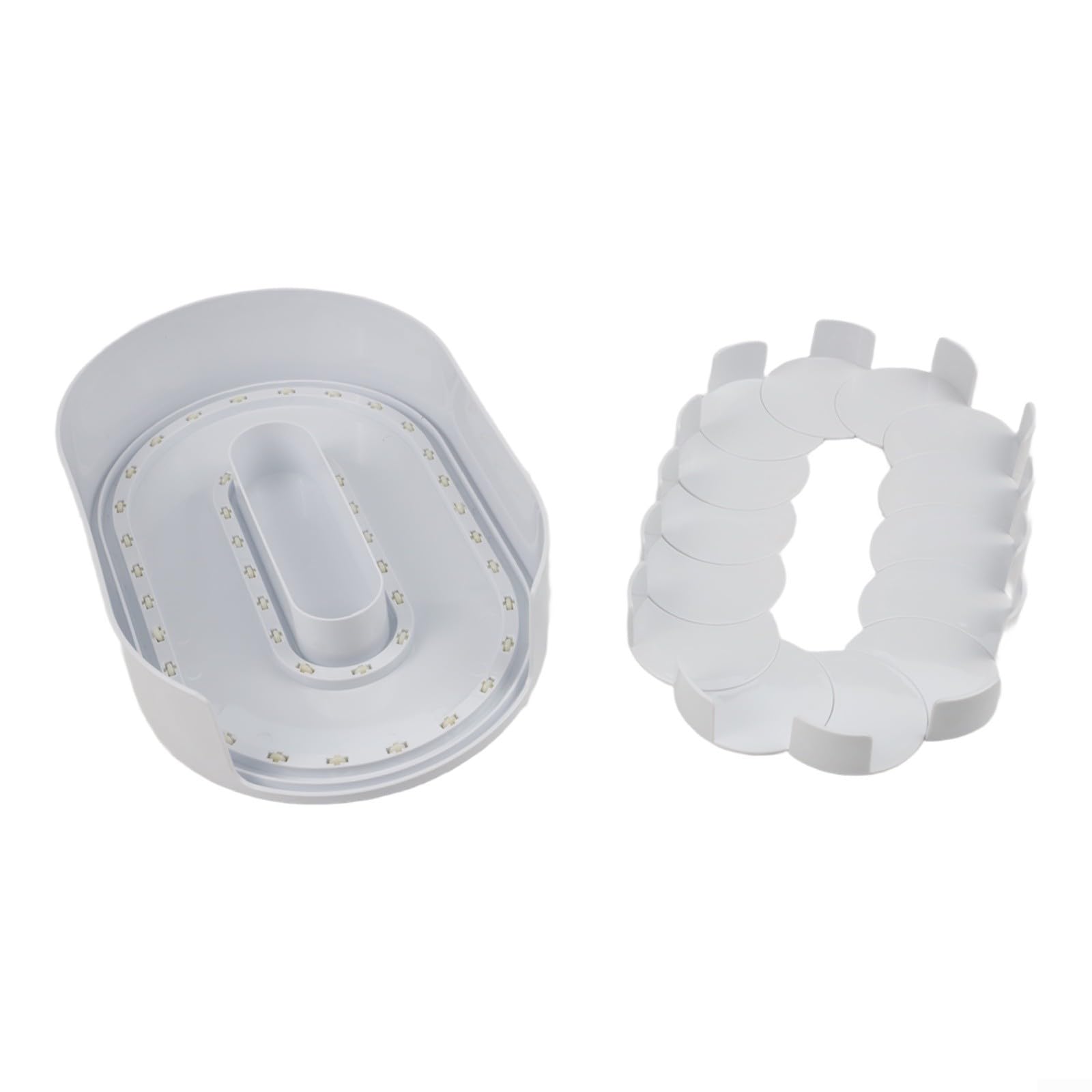 pour plateau Tournant Organisateur Condiments 33cm Rotation Fluide(Transparent)
