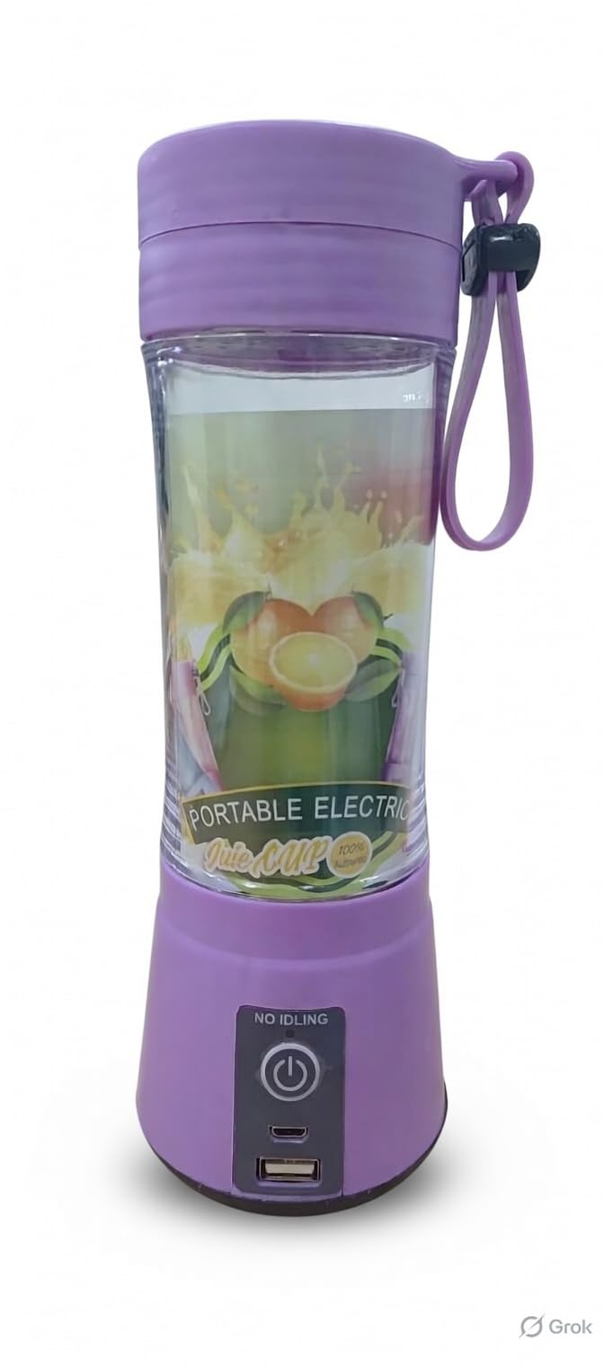 Portable Rechargeable Juicer Blender, USB Charging Mini Smoothie Maker, BPA-Free 380–420ml Bottle, Stainless Steel Blades, One-Button Operation-image-20