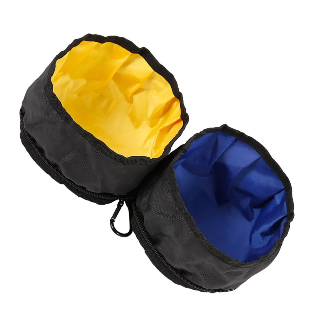 minkissy Lot De 3 Gamelles De Capacité pour Animaux De Compagnie avec Fermeture Éclair Idéales pour Les Voyages en Plein Air