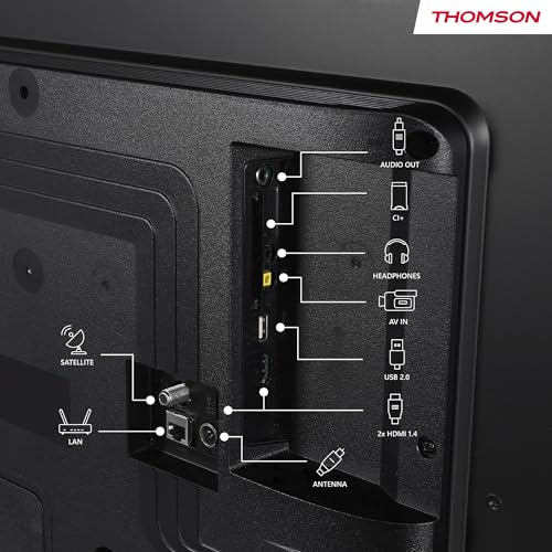 Thomson 40 Zoll (100 cm) FHD Smart Fire TV, Alexa-Sprachsteuerung, Triple-Tuner (DVB-T/T2/C/S/S2), Dolby Audio, DTS Virtual:X, HDR10, AirPlay, WLAN, Bluetooth, HDMI, 40FF2S34 – Bild 6