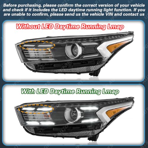 UPGRADE Compatible with 2022-2024 Kia Forte Headlight Halogen Type With LED DRL 92102-M7600 KI2503255 (Passenger Side) by UPGRADE Auto Parts - Used condition - Image 2