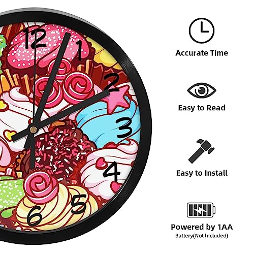 Horloge murale silencieuse à piles pour retrouver le calme à la maison