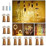 【Enjoy DIY Spaß & für viele Gelegenheiten】: Hergestellt aus hochwertigem Ultra Thin Silver Wire besser als Normal Kupferdraht und dieser Akku Powered Wine Bottle Lights kann einfach zu jeder DIY-Form, die Sie mögen. Verwendbare Partei, Hochzeit, Grill, Halloween, Weihnachten, Quadrat, Garten, Innen- und Außendekoration, etc. Es ist auch ein gutes Geschenk für Ihre Kinder, Freunde und Familien