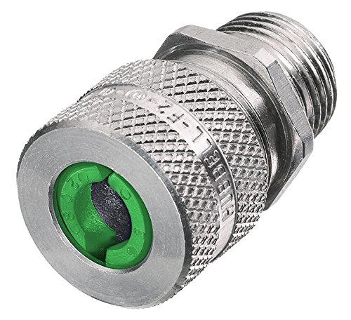 Hubbell SHC1019 Kellems Wire Management Cord Connectors, Straight Male, Aluminum, 1/2