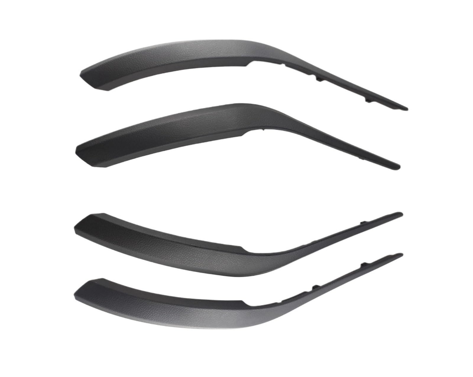 Fhcbutae 1Set Black 1Pair 51412991775 51412991776 Interior Door Inner Panel Handle Pull Trim Cover For X1 E84 23D/25I/16D/16I/18D/20I 2008-2016(1Set Black)