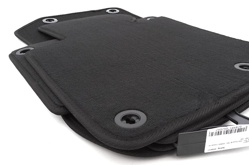 kh Teile Fußmatten E36 Cabrio Velours Automatten Original Qualität, 4-teilig, Schwarz