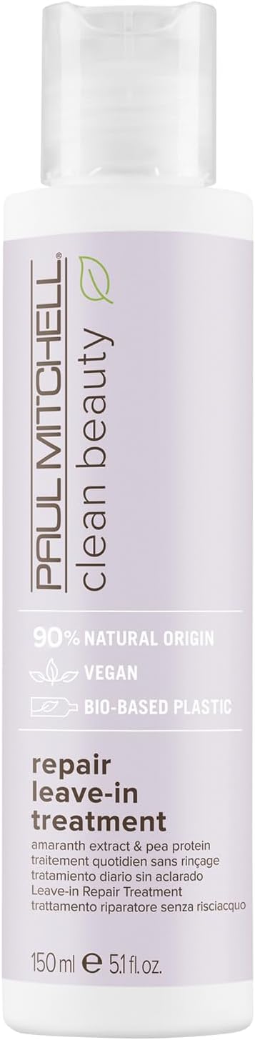 Paul Mitchell Clean Beauty Leave-In Treatment - Hair Care with Amarant Extract, Hair Care for Damaged and Brittle Hair - 150 ml