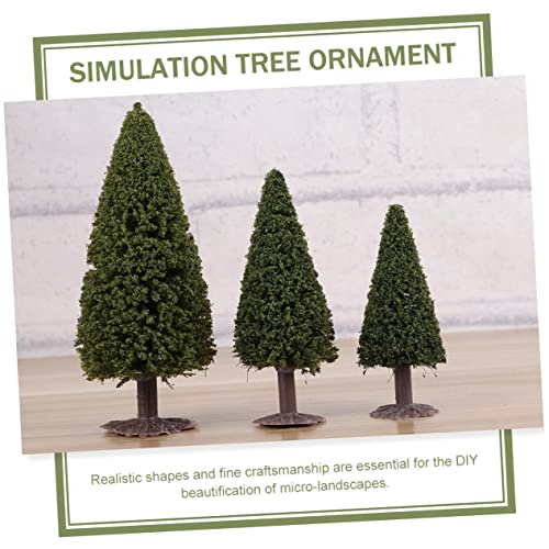 Cabilock 20 Unidades modelo tasson decorações de mesa decoração de árvore pequena Decoração de micro
