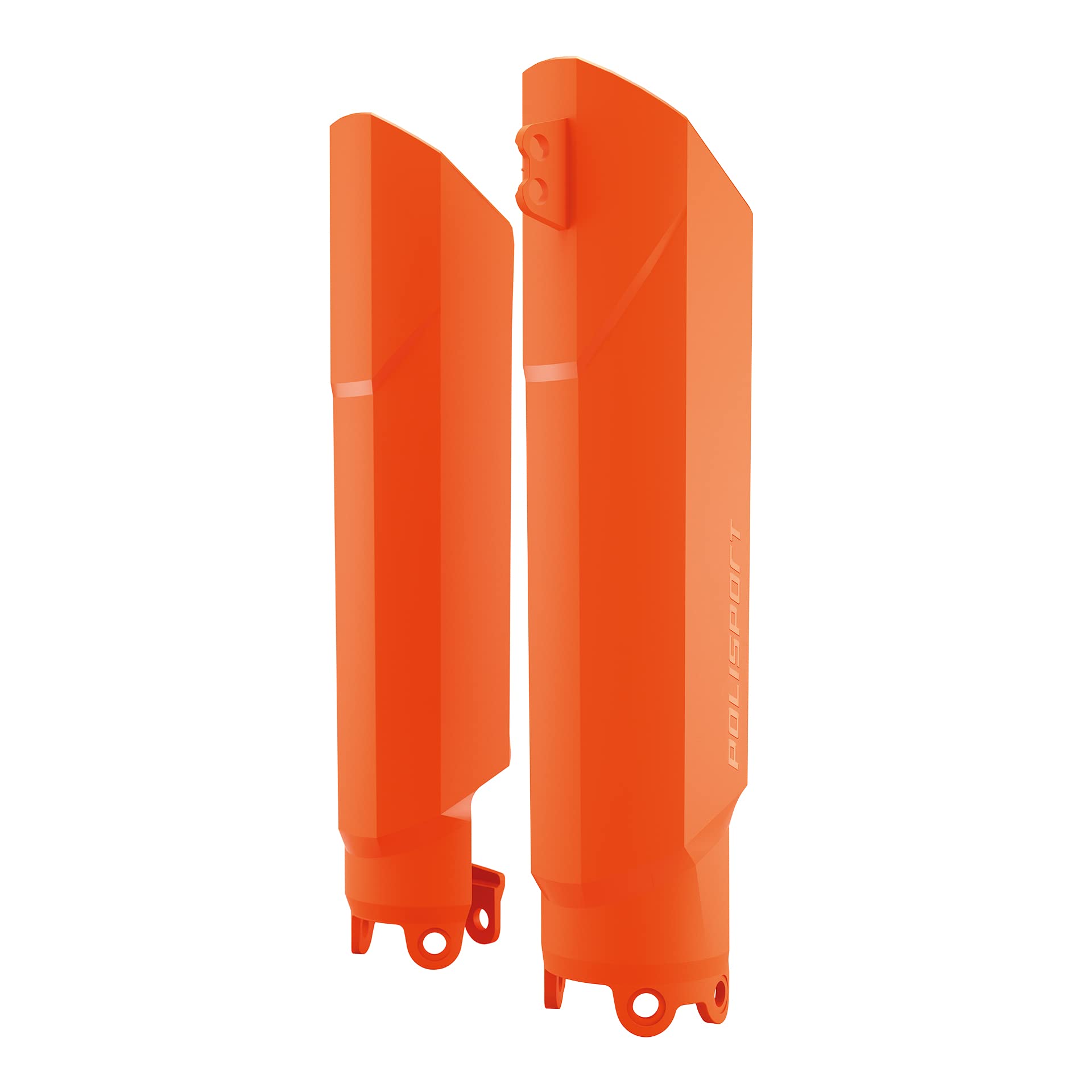 POLISPORT 8399200001 – Full Wrap Fork Protection Made of Impact and Abrasion Resistant Plastic Compatible with MotoKTM in Orange