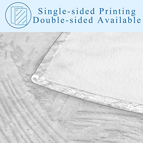 Couverture blanche douce 150x100 cm polyvalente pour lit et canapé