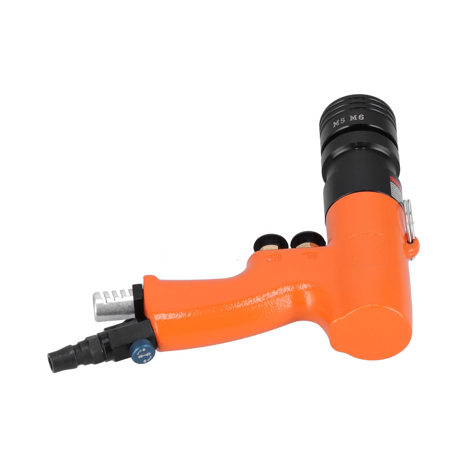 Pistola Remachadora Neumática Pistola Remachadora Neumática de Acero de Aleación M5 M6 1000 RPM 0,6 a 0,8 MPA con Puntas de Rápido para Reparación de Chasis de Gabinetes de Tubos de Chapa