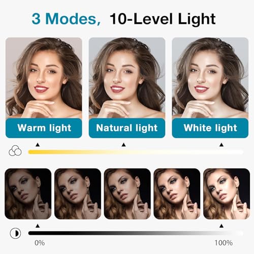 InnoGear Video Conference Light, On-Camera Video Lights for Monitor Desk LED Streaming Lighting with Remote and Touch Control Selfie Zoom Lighting for Computer Webcam Laptop Podcast, Recording - Image 3