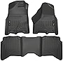 2010-2014 Dodge RAM 3500 Crew Cab WeatherBeater Floor Mats Liners - Husky Liners - Black