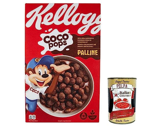 Kellogg's Coco Pops Palline - Bolas de arroz tostado con sabor a cacao (365 g, 400 g)