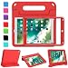 AVAWO Kids Case for New iPad 9.7 2017 & 2018 Release - Light Weight Shock Proof Convertible Handle Stand Friendly Kids Case for iPad 9.7-inch 2017 & 2018 Previous Gen (iPad 5th & 6th Gen) - Red