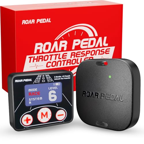 Roar Pedal Automotive Conversion Kits Comprised of LCD Controller Host, Compatible with Toyota Tacoma 2005-2023, FJ Cruiser, lundra, Sequoia, Lexus