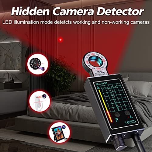 Vaoecms Hidden Devices Detector, Hidden Camera Detectors, Gps Tracker Detector, Bug Detector, Anti Spy Rf Detector, Listening Device Scanner Camera Finder With High Sensitivity For Hotel, Office #TOP2
