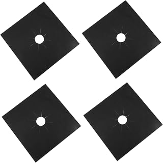 KJHBV 4pcs Gas Stove Protection mat Gas Stove Range Cover Stove Range Protector Gas Stove Burner Liner Gas Stove Topper Stove Counter Gap Cover Electric Stove Covers Gas Oven Gas Burner