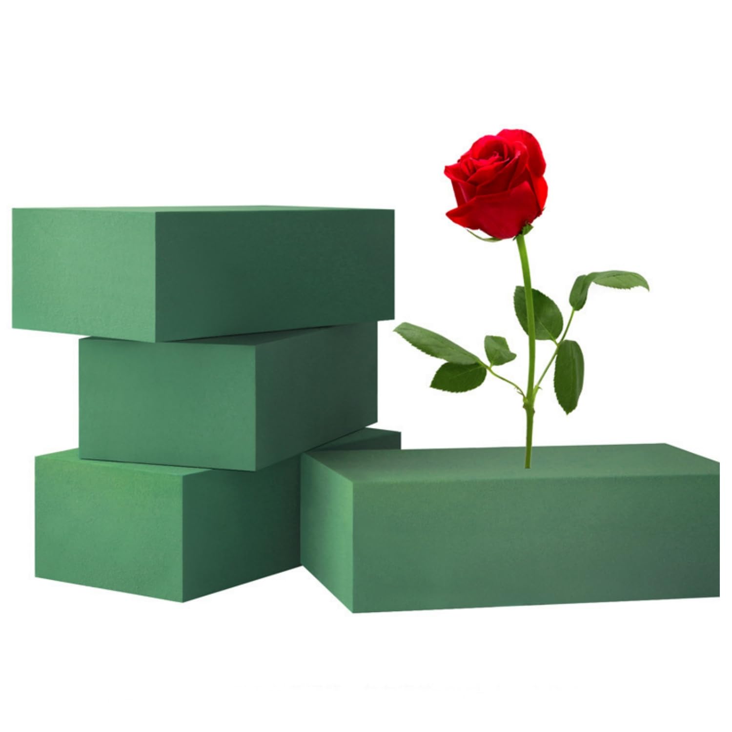 Mousse florale humide lot de 4 blocs pour éviter les fleurs flétries