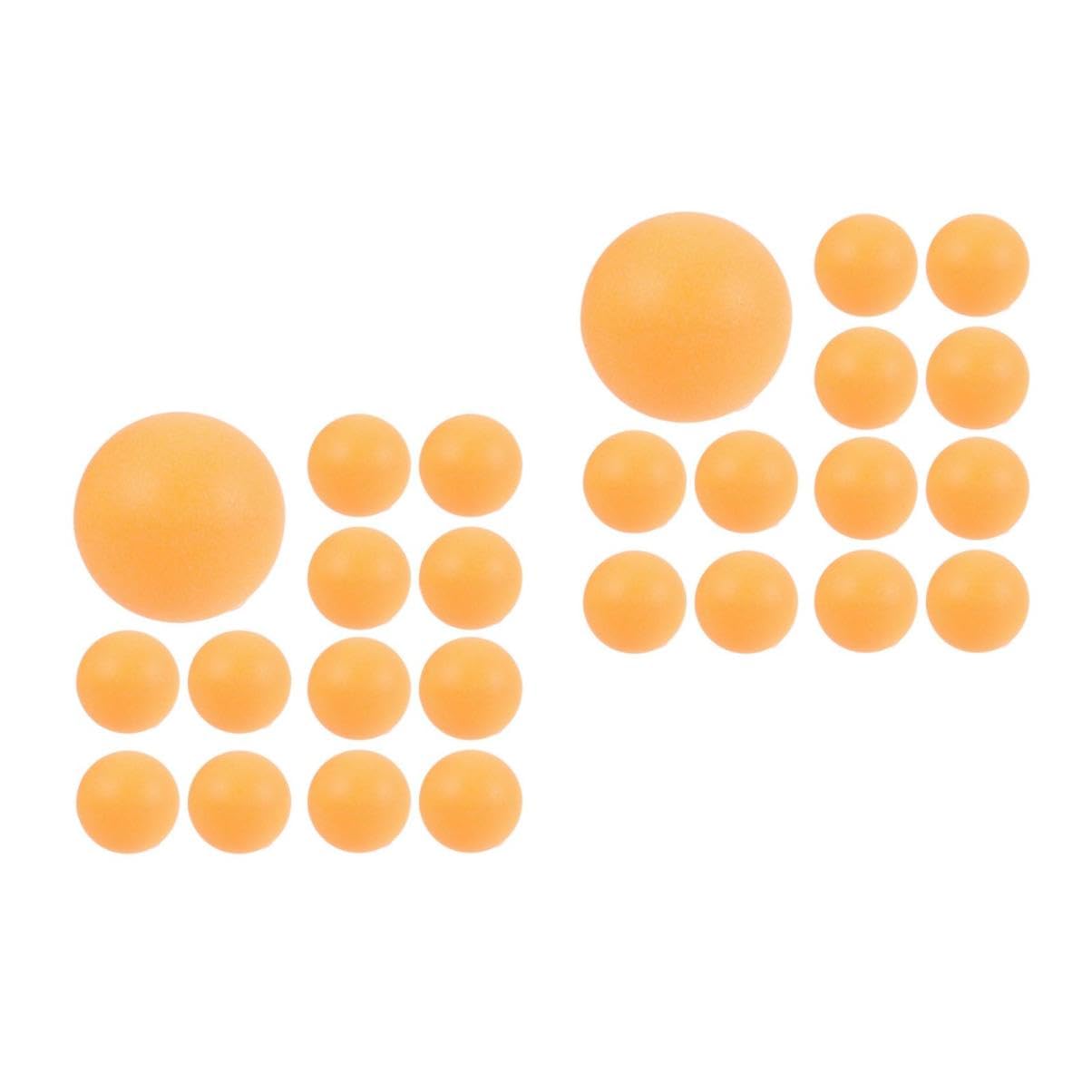 ARTSEWPLY 2sets 50pcs Table Tennis Balls for Adults Punched Pong Balls for Training Durable Silicone Plugs for Parties Skill Development 50pcs*2
