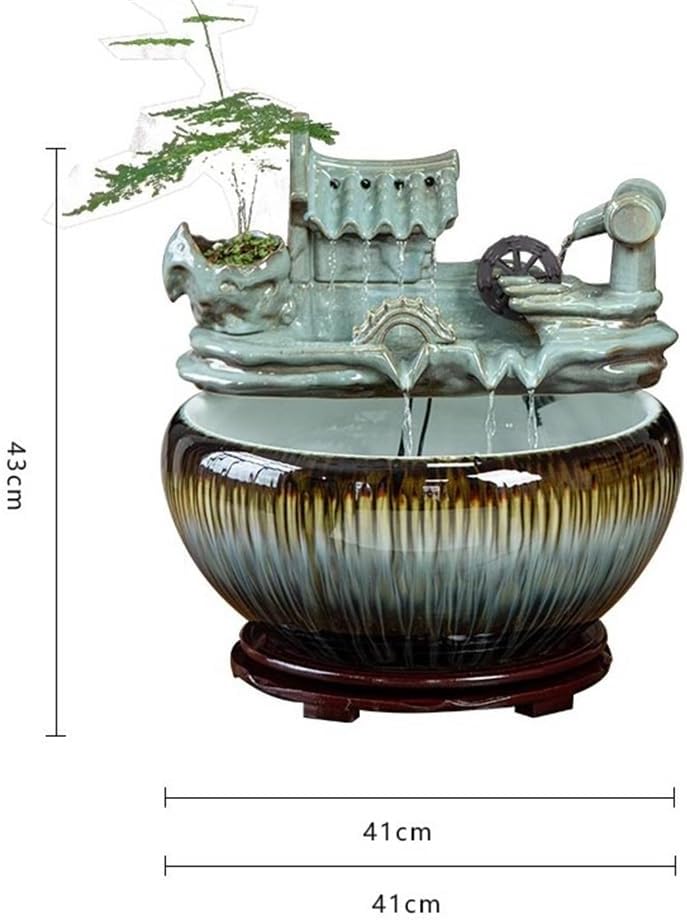 Tabletop Fountains Desktop Fountain Indoor Waterfall Tabletop Ideal for Home and Office Decor Indoor Fountains