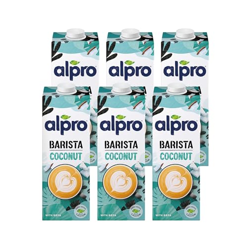 Alpro Barista Coconut Drink 100% Plant-Based Lactose & Dairy Free - 1L (6x1L)