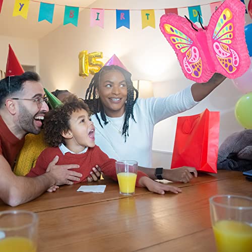 Galpada Butterfly Pinata Set Birthday Party Pinata Butterfly Hanging Ornament Kids Party Decorations Gender Reveal Supplies For Baby Shower Birthday #TOP3