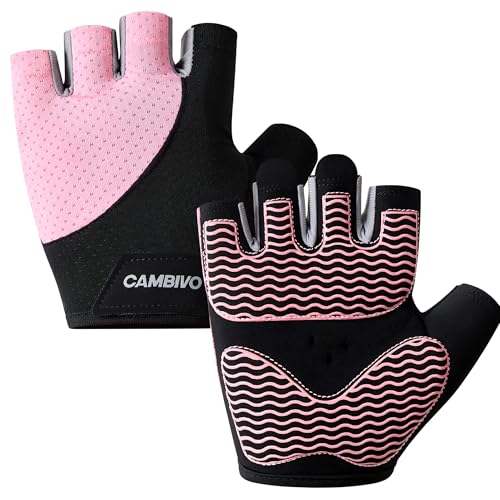 CAMBIVO Weight Lifting Gloves with Wrist Support