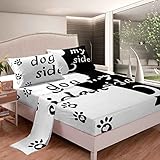 lenzuola per cani lenzuola per animali 3d lenzuola per bambini set da letto per cani da compagnia regalo per amante dei cani set da letto set da letto 4 pezzi king size