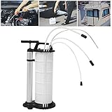 Einzigartiges Design: Entworfen mit langlebigem Metallpedal, um die Pumpe während des Betriebs zu fixieren, mit Saugsonden und Verlängerungsrohren, praktisch zum Pumpen von Flüssigkeit.