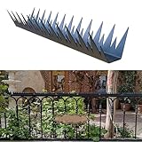 Heavy Duty Metal Anti Climb Spikes for Outdoor Wall, Garden Fence,Intruder Deterrent Fence Spikes for Theieves and Intruders 8pcs (94.5 inches)