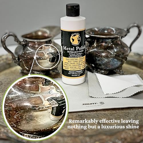 Limpador de joias de prata – Conjunto multiuso de polimento e limpador de metal de madeira doméstica