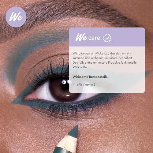 We Make-up Only 03 Malachite Green Augenstift (Intensives Petrol) – Hohe Pigmentierung, samtige Textur, hohe Verblendbarkeit
