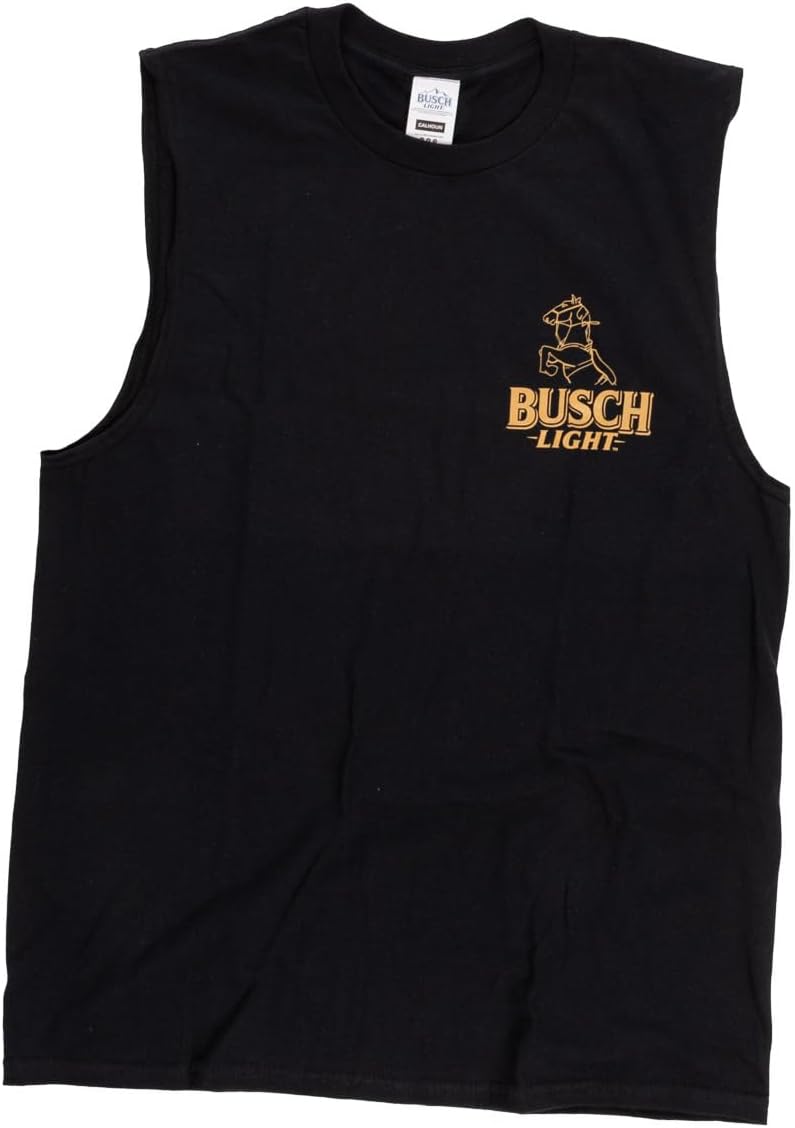 Calhoun Busch Light Mountain Cowboy Sleeveless T-Shirt